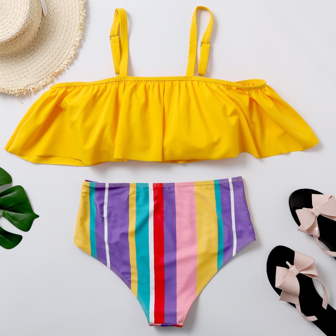 Diane Plus Size Bikini Set  Sunset and Swim   