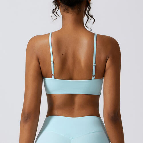 Spaghetti Strap Sport Bra  Sunset and Swim   