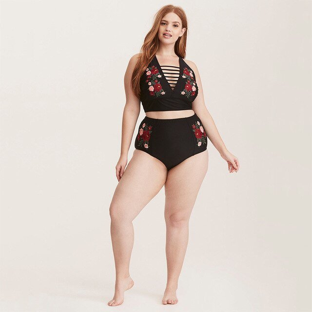 Ella Plus Size Two Piece  Sunset and Swim As shown XL 