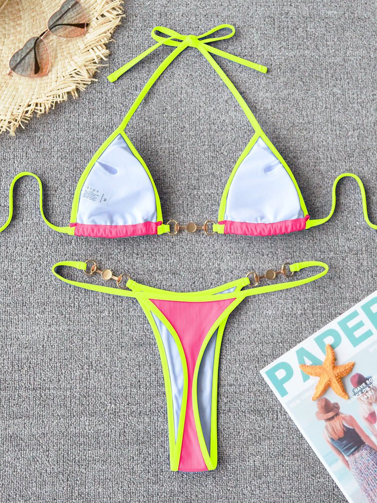 Euphoria Sexy Micro Brazilian Thong Bikini  Sunset and Swim   
