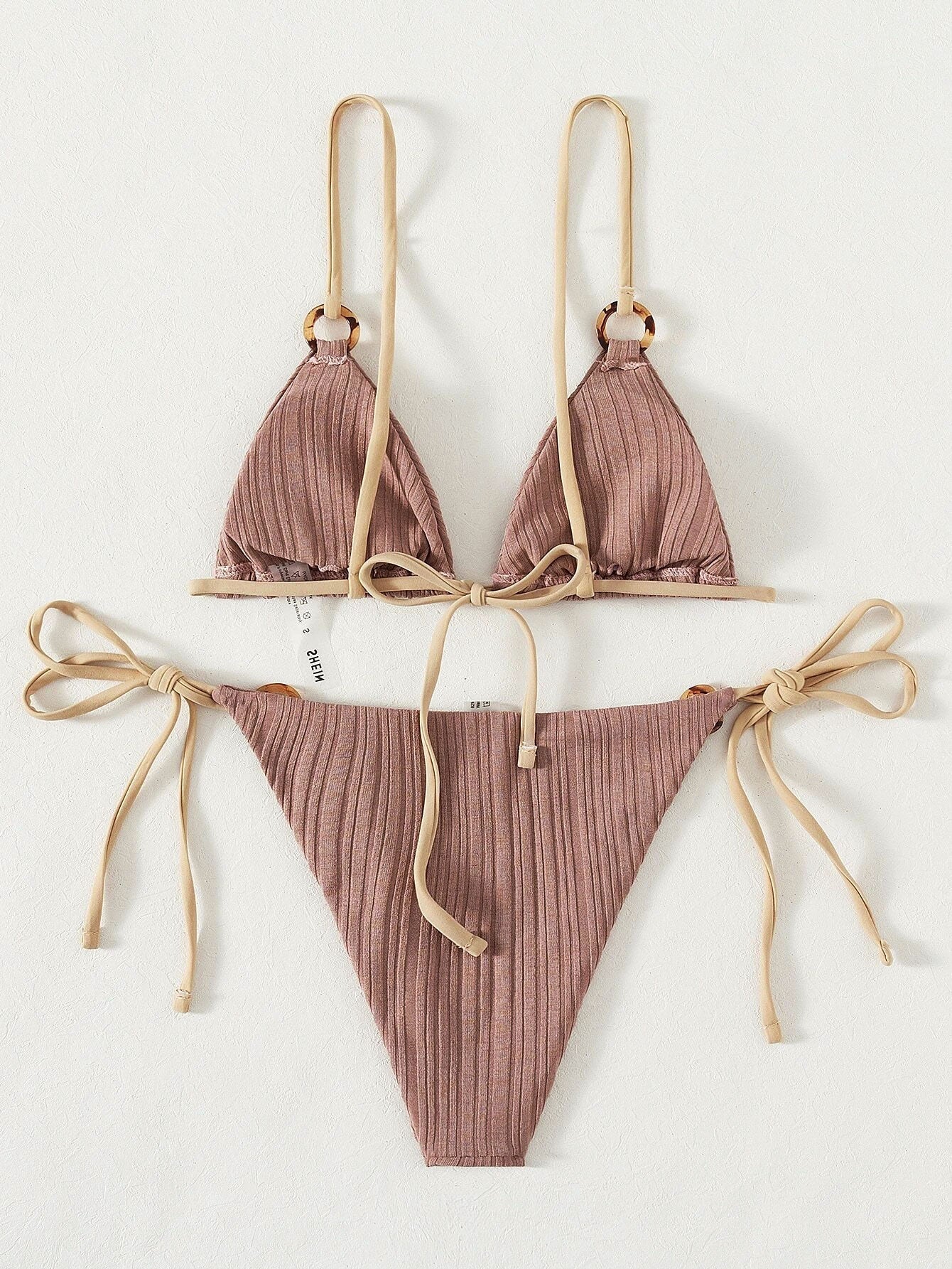 Hamptons Sexy Cute Triangle Bikini Set  Sunset and Swim   