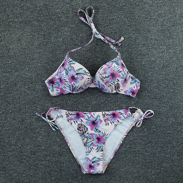 Ingrid Plus Size Bikini  Sunset and Swim Print M 