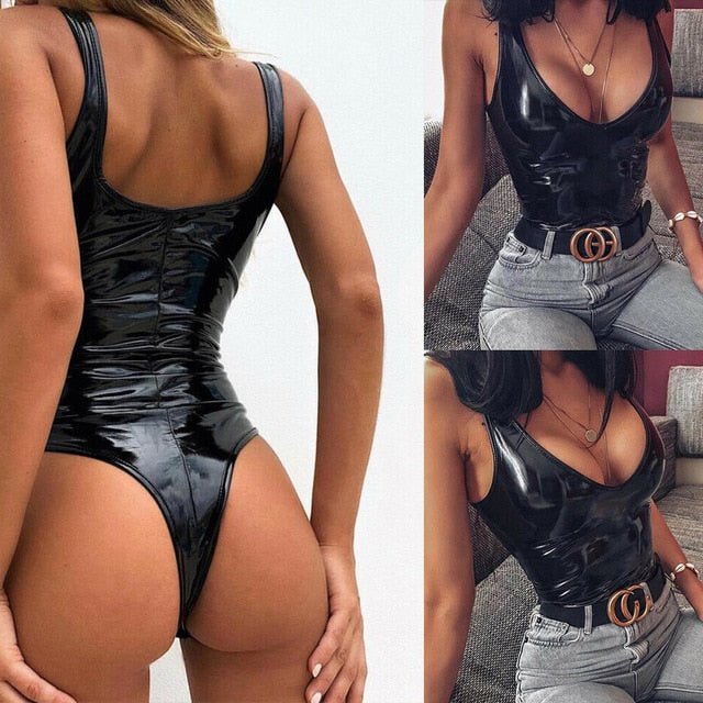 Jessica Sexy Bodysuit  Sunset and Swim Black Bodysuits 2158 XXL(Fits 2XL-3XL) 