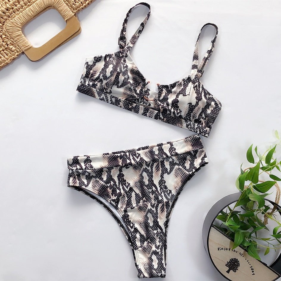 Josefina Leopard Animal Snake Print Bikini  Sunset and Swim   