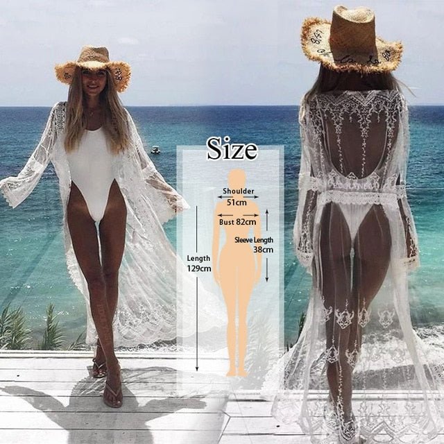 Josephine Lace Bikini Cover-up  Sunset and Swim Q948-860 One Size 