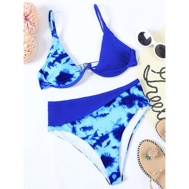 Khloe Push Up Bikini  Sunset and Swim W225 Royal blue S 