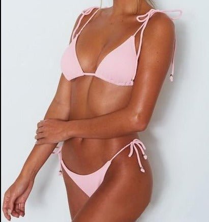 Madison Bikini  Sunset and Swim Pink Bikini Set M 