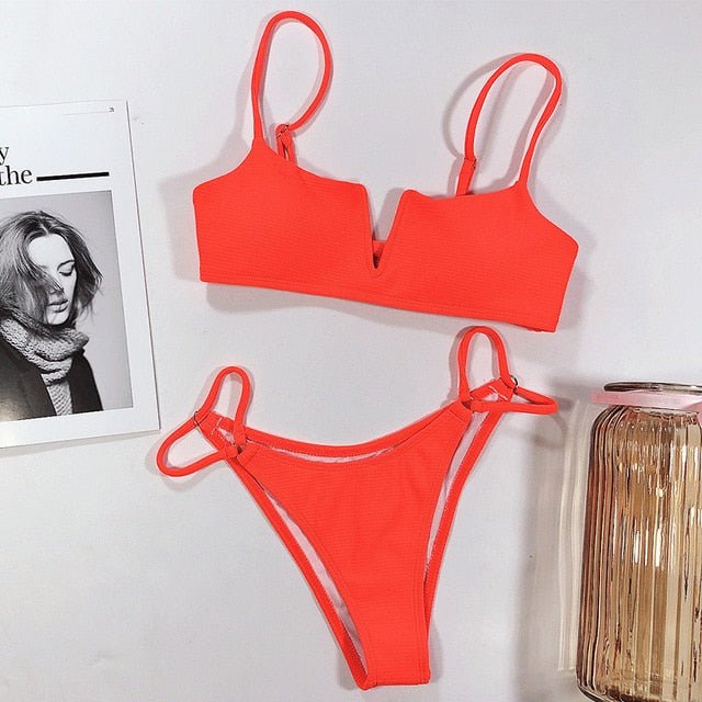 Mila Bikini  Sunset and Swim B119W Orange S 
