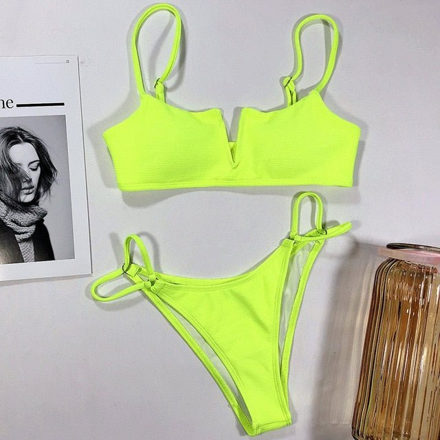 Mila Bikini  Sunset and Swim B119W Neon yellow M 