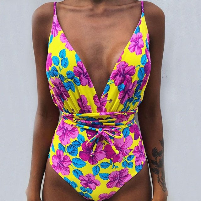 Olivia Swimsuit Multiple Ways To Tie DD+ Swimsuit  Sunset and Swim 09 XL 