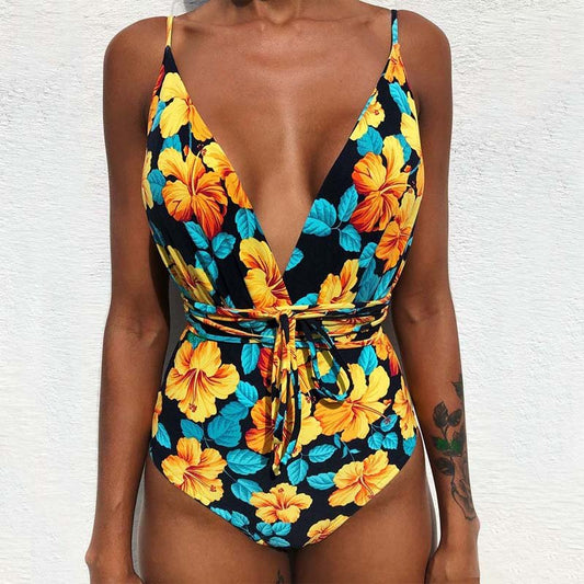 Olivia Swimsuit Multiple Ways To Tie DD+ Swimsuit  Sunset and Swim   