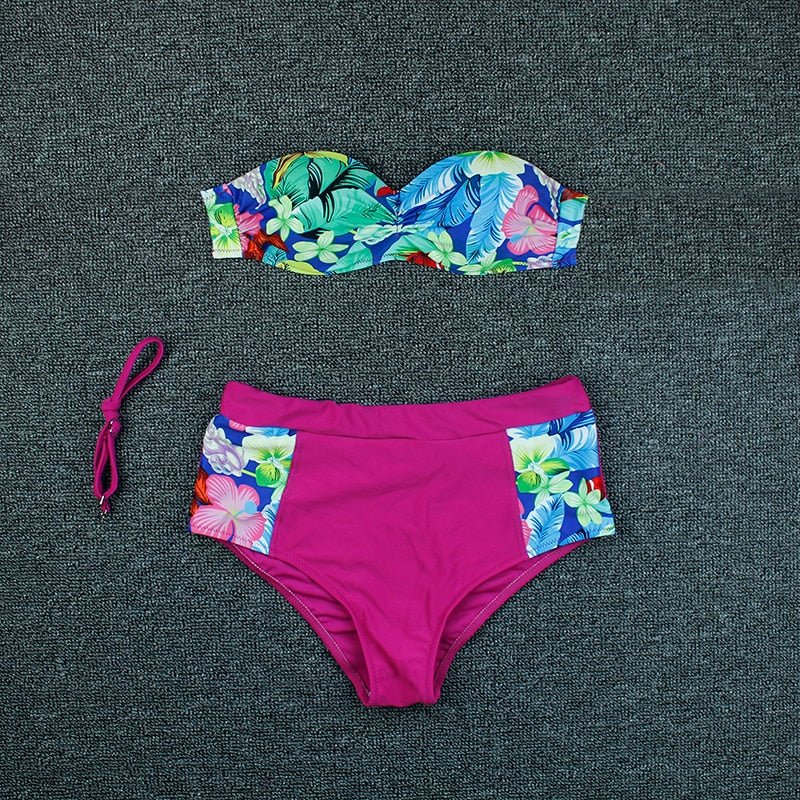 Penelope Floral Bikini  Sunset and Swim   