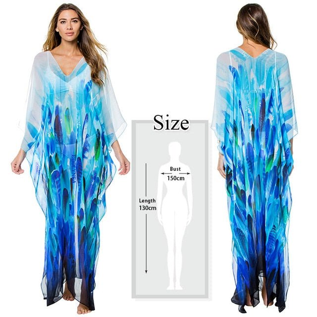 Rio Beach Cover up  Sunset and Swim Q842-1041 One Size 