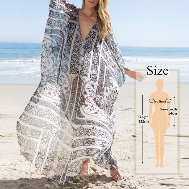 Rio Beach Cover up  Sunset and Swim Q691-1041 One Size 