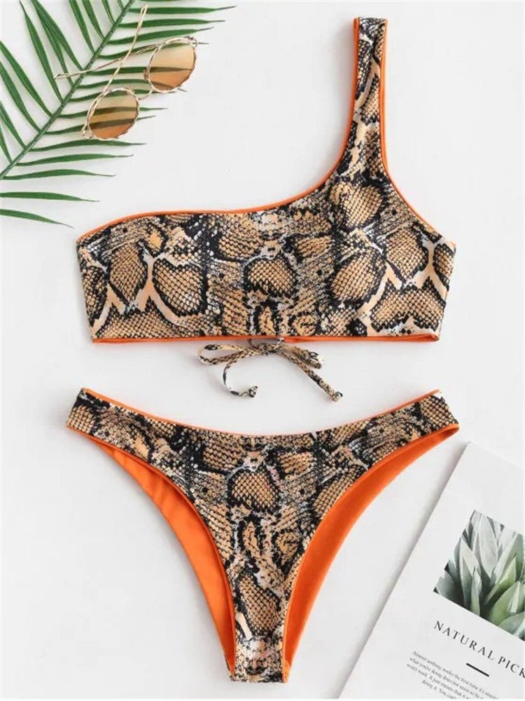 Sexy Leopard Brazilian Bikini  Sunset and Swim   
