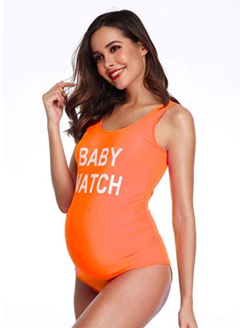 Stella Maternity Swimsuit  Sunset and Swim Orange S 
