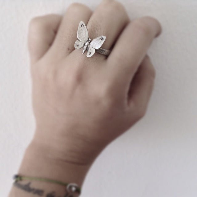 Stunning Butterfly Stud Earrings  Sunset and Swim Butterfly Ring  
