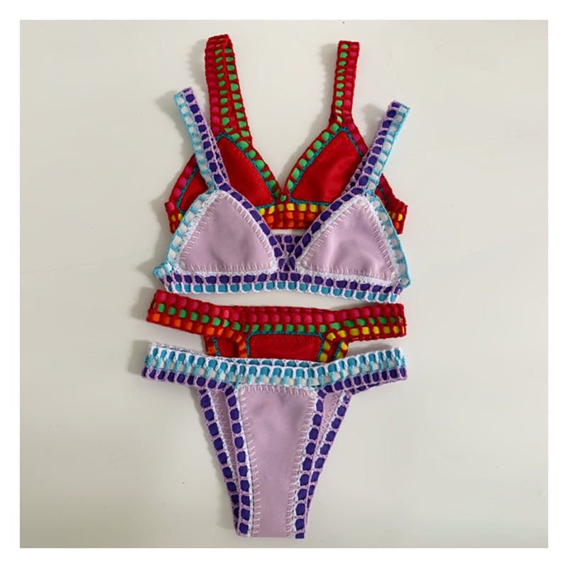 Crochet Bikini Set for Women - Handmade Crochet Sexy Bikini Set