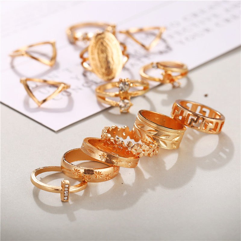 Boho Vintage Gold Color Shell Heart Pearl Ring Geometric Female Finger Rings  - China Rings and Jewelry price | Made-in-China.com