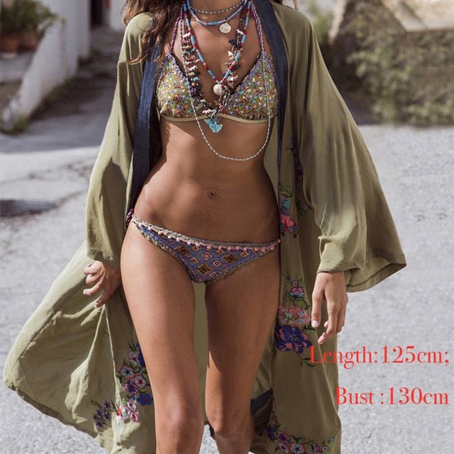 Susannah Cotton Beach Dress  Sunset and Swim A0194 One Size 