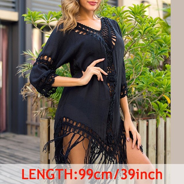 Valerie Beach Cover Up Tunic  Sunset and Swim RS0291 One Size 