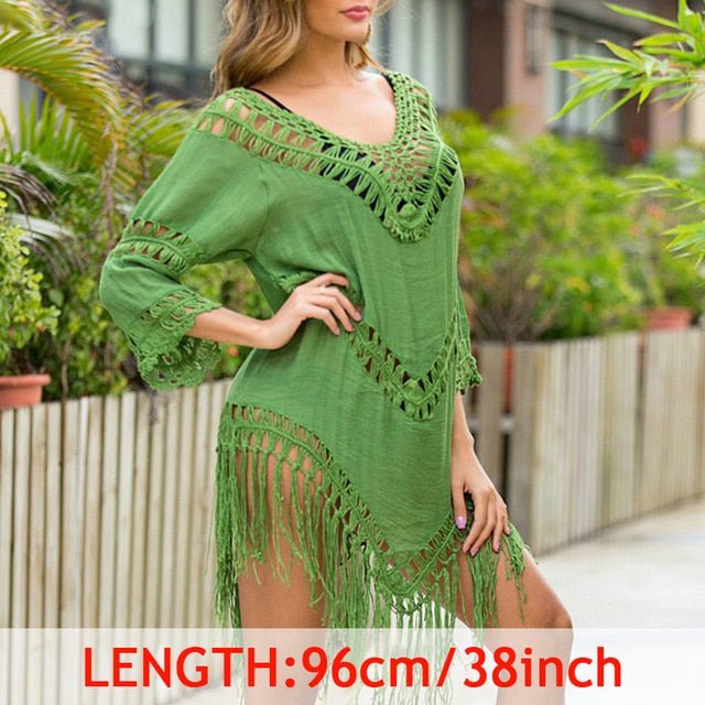 Valerie Beach Cover Up Tunic  Sunset and Swim RS0293 One Size 