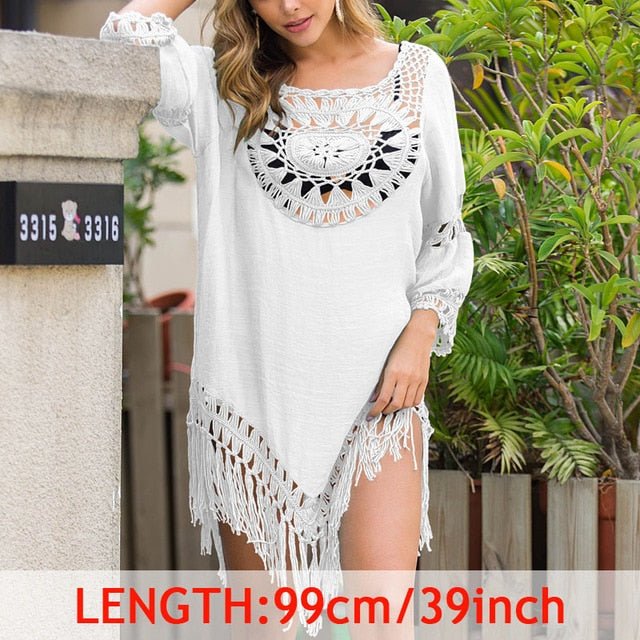 Valerie Beach Cover Up Tunic  Sunset and Swim B1676 One Size 