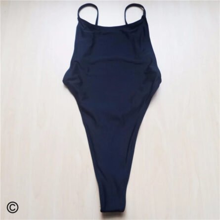 Alessa High Cut Thong Swimsuit One Piece G String Swimsuit - Image 35