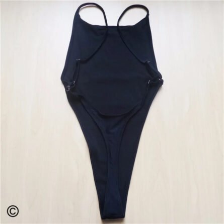 Alessa High Cut Thong Swimsuit One Piece G String Swimsuit - Image 36