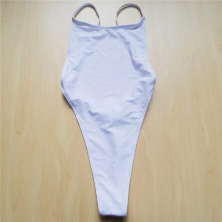 Alessa High Cut Thong Swimsuit One Piece G String Swimsuit - Image 43