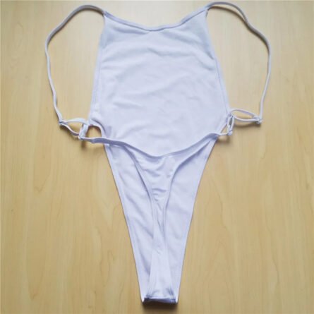 Alessa High Cut Thong Swimsuit One Piece G String Swimsuit - Image 44