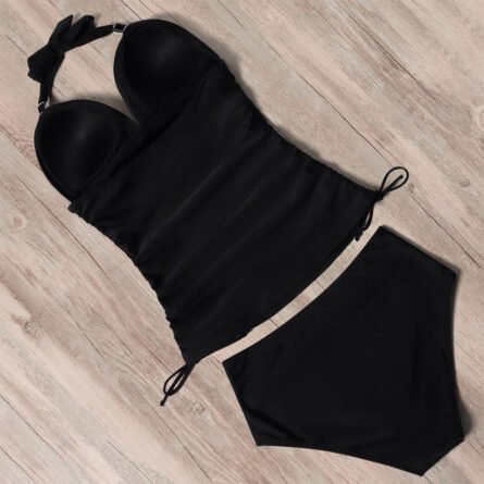 Sunset And Swim - Sunset and Swim Tummy Control Two Piece Push Up Bikini Swimwear