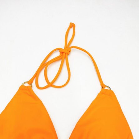 Sunset And Swim - Micro Extreme Mini Halter Bikini