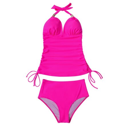 Sunset And Swim - Sunset and Swim Tummy Control Two Piece Push Up Bikini Swimwear
