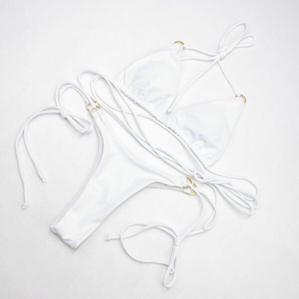 Sunset And Swim - Micro Extreme Mini Halter Bikini