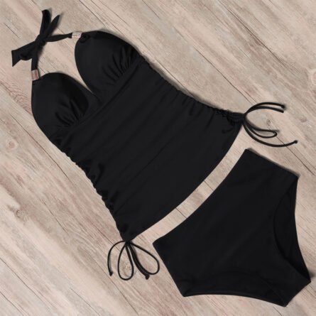 Sunset And Swim - Sunset and Swim Tummy Control Two Piece Push Up Bikini Swimwear
