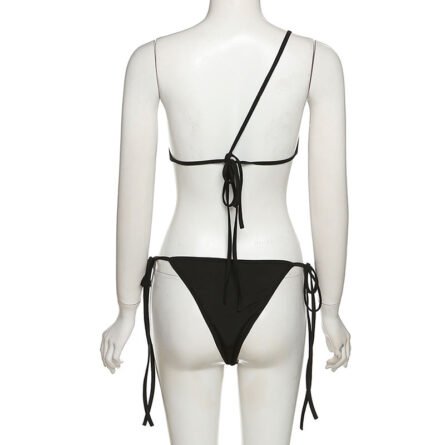Sunset And Swim - Island Vacation Transparent Sexy Bikini