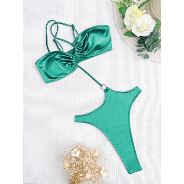 S2dfade3d3a9f47b79698f074faab27d7R.jpg Sunset And Swim - Shiny Extreme Mini Micro Thong One Shoulder Bikini Swimsuit
