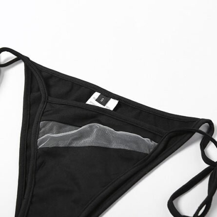 Sunset And Swim - Island Vacation Transparent Sexy Bikini