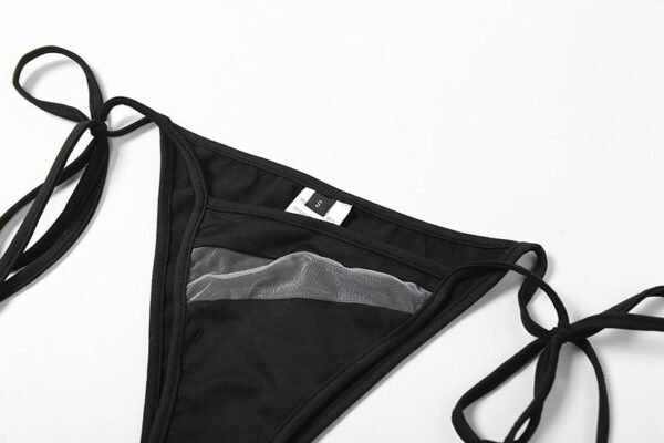 Sunset And Swim - Island Vacation Transparent Sexy Bikini
