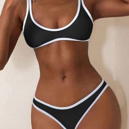 Sunset And Swim - The Girl Next Door Solid Bikini