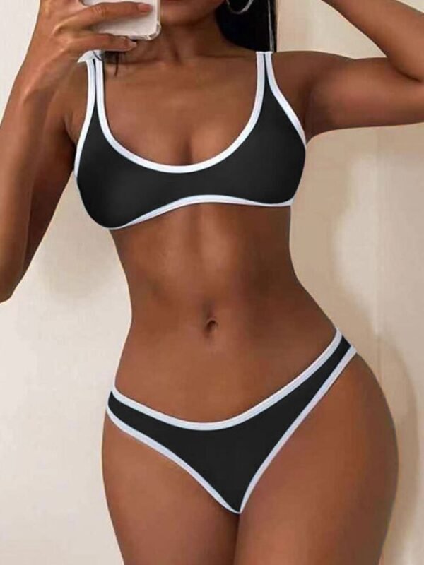 Sunset And Swim - The Girl Next Door Solid Bikini