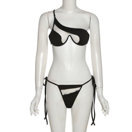Sunset And Swim - Island Vacation Transparent Sexy Bikini