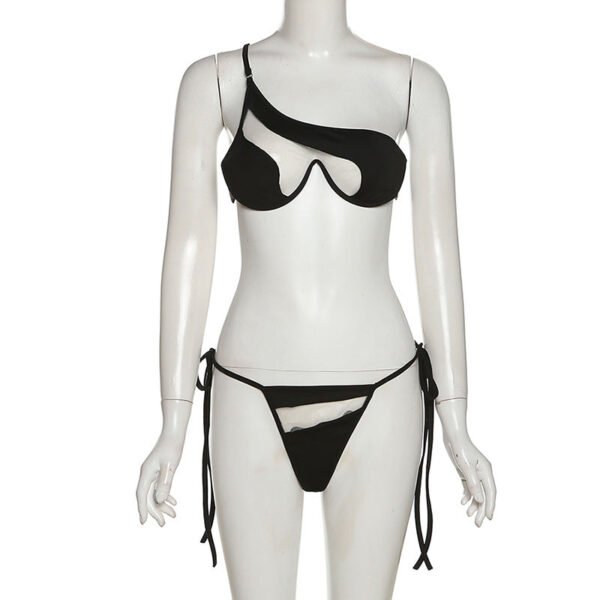Sunset And Swim - Island Vacation Transparent Sexy Bikini