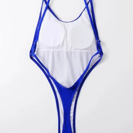 Alessa High Cut Thong Swimsuit One Piece G String Swimsuit - Image 4
