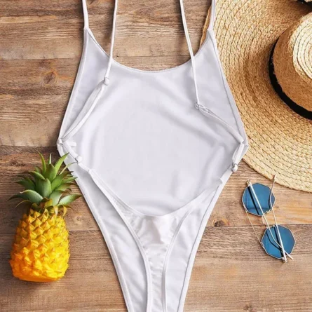 Alessa High Cut Thong Swimsuit One Piece G String Swimsuit - Image 7