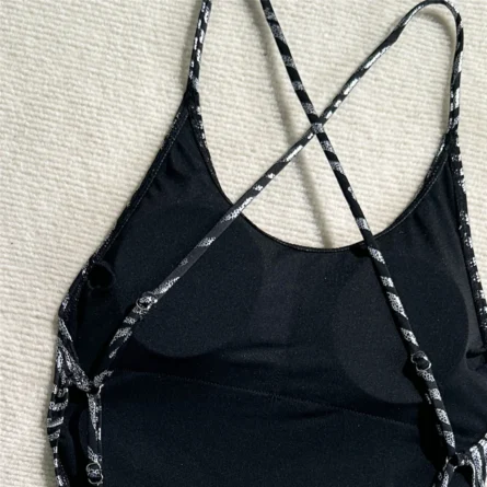 Zebra Strut High Cut Thong Swimsuit Monokini - Image 20