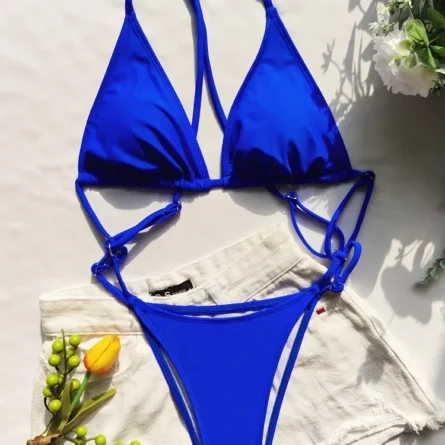 Sexy Halter Thong Extreme Micro Swimsuit Monokini