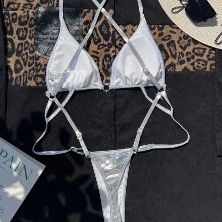 Sexy Halter Thong Extreme Micro Swimsuit Monokini - Image 11