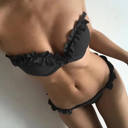 Ashley Sexy Brazilian Bandeau Push-up Bikini - Image 12